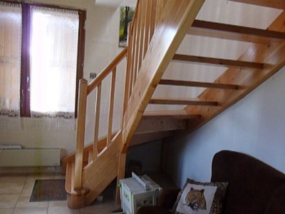 Allure gÃ©nÃ©rale. Au delÃ  de la marche 6, plus de contre marches pour laisser passer lumiÃ¨re du Velux au-dessus de la trÃ©mie et laisser monter la chaleur de la cheminÃ©e...