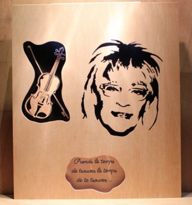 cadeau pour la meme tante.<br />50 cm de haut.