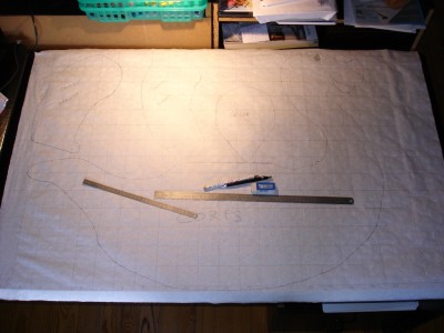 reproduction du plan Ã  l'chelle 1 sur une grande feuille