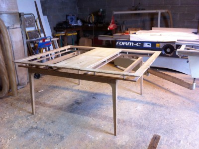 Table en cours d"exÃ©cution avec rallonges
