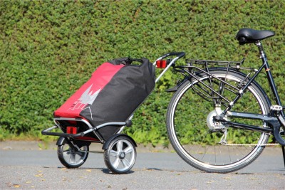Shopper attachable au vÃ©lo.