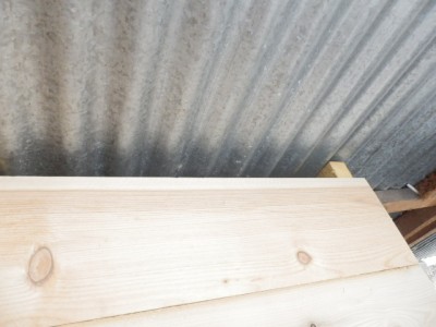 MÃªme une fois la planche sur mesure dÃ©coupÃ©e, reste encore un grand triangle vide, pfff.... :-(