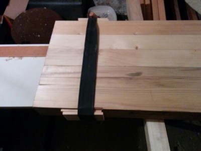 Serre joints improvisÃ©, une chambre Ã  air de vÃ©lo