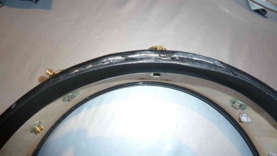 Etat des chanfreins en plastique ou epoxy.