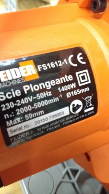 La puissance 1400w