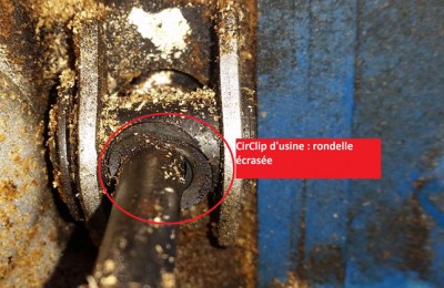 Circlip d'usine (rondelle Ã©crasÃ©e)