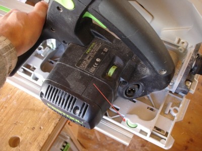 Scie au minimum du rail