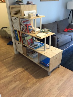 Qui a dit qu'il fallait finir un meuble avant de l'utiliser :)