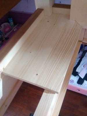 tablette en place