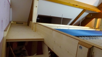 palier dans lâ€™alignement de l'escalier