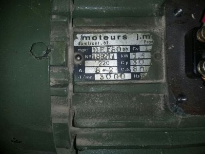 Plaque moteur