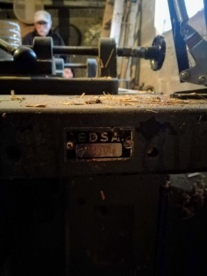 Plaque table toupie