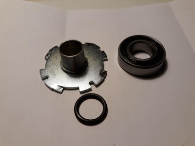 les différents élements, bague, roulement, joint