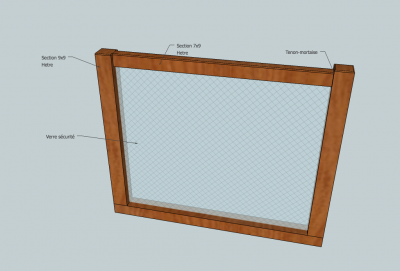 Zoom sur la rambarde